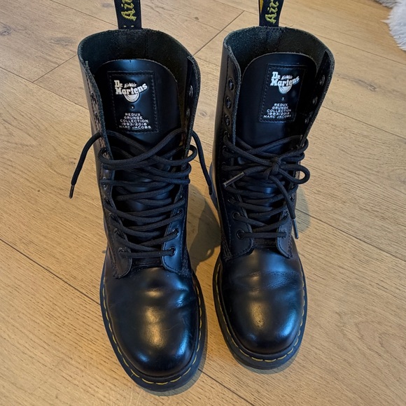 Marc Jacob’s Dr. Martens Black Redux Grunge Boots - Picture 6 of 7